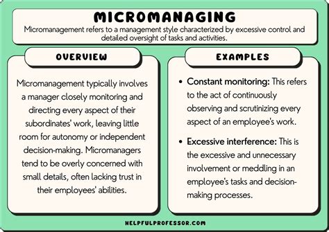 What is another word for micromanage